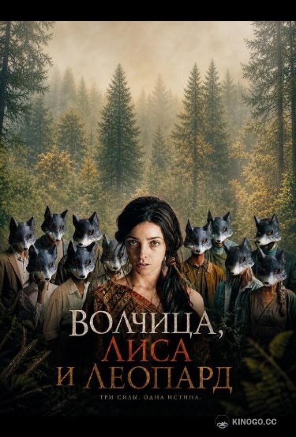 Волчица, лиса и леопард